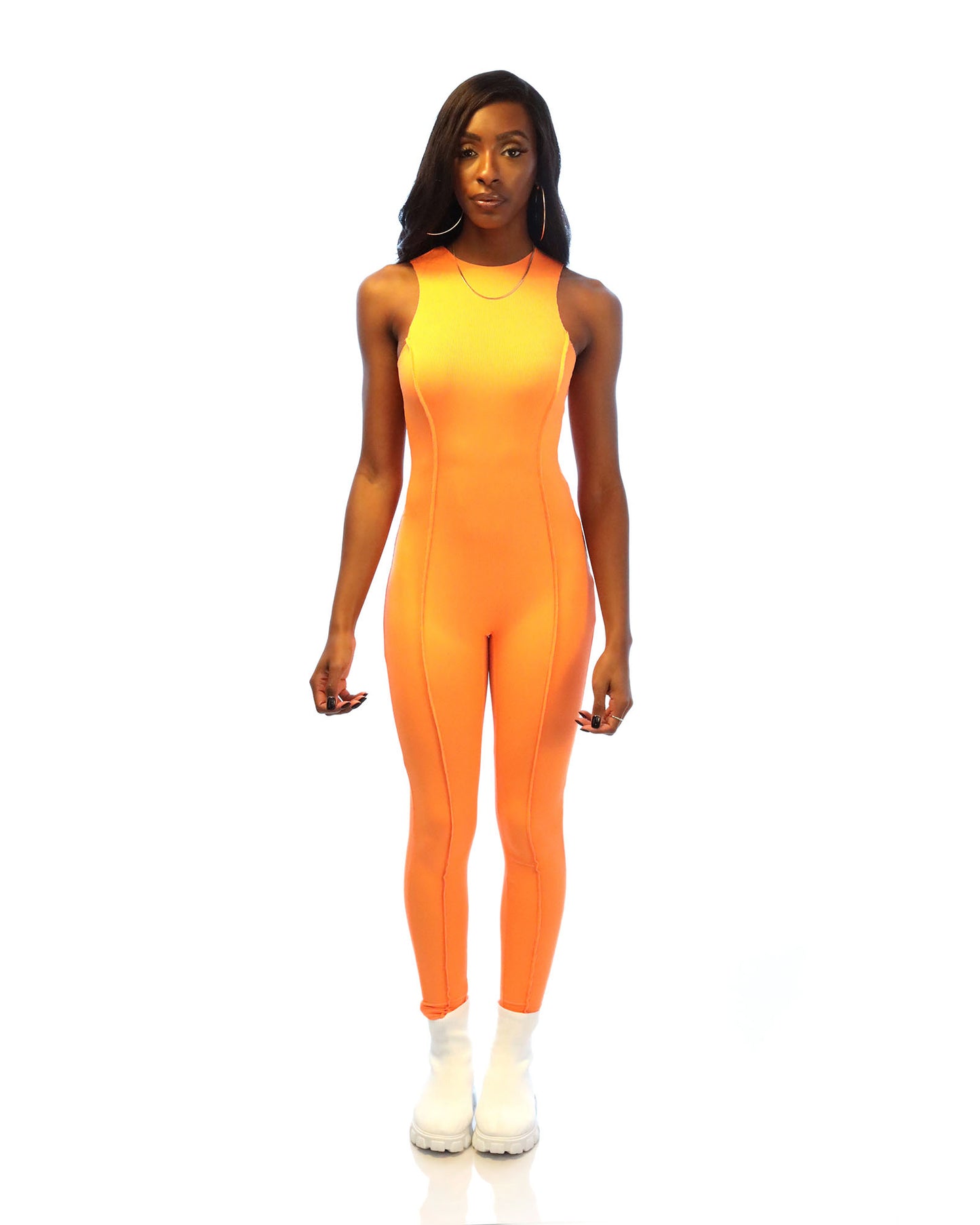 High-waist Hip-lifting Skinny Jumpsuit