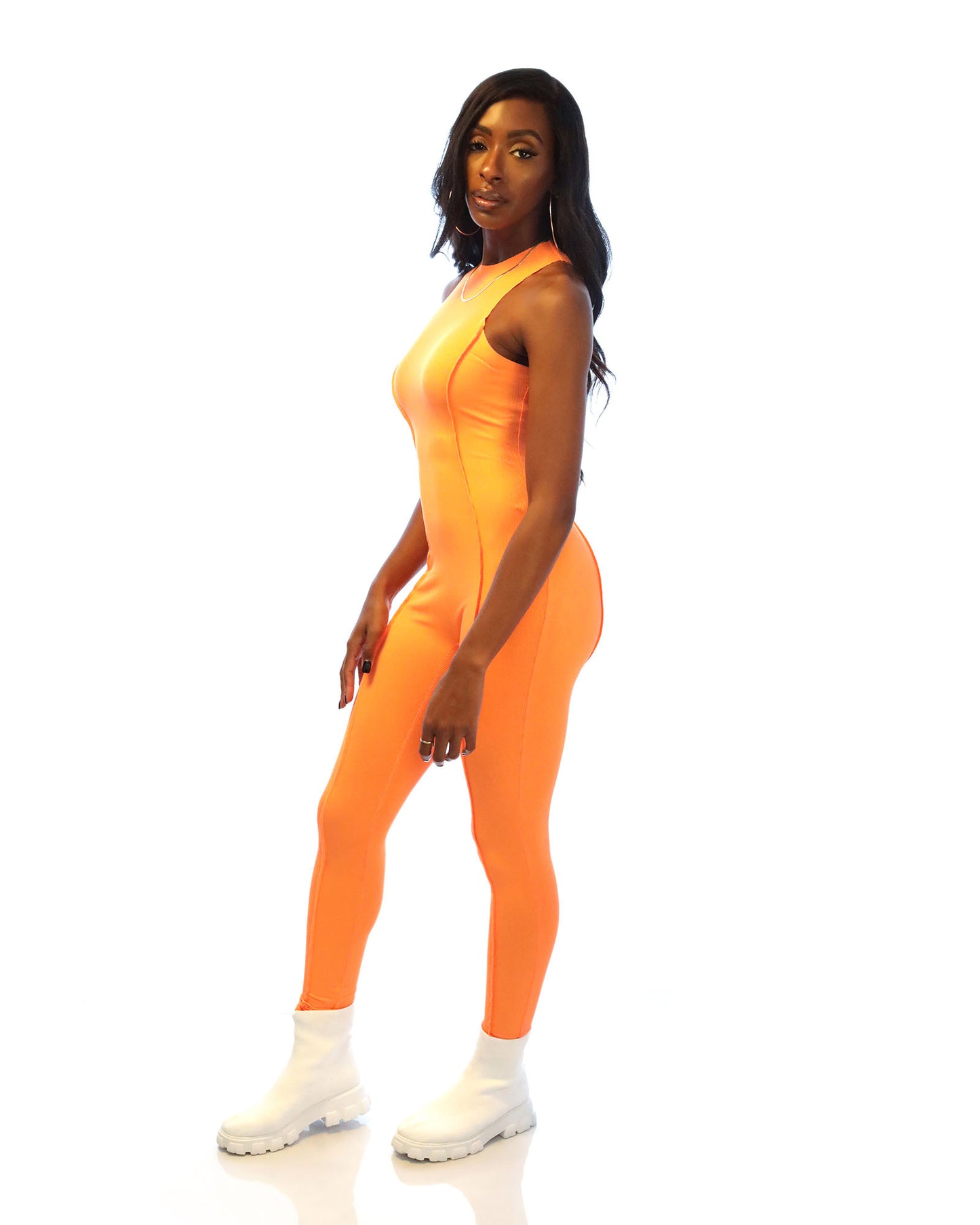 High-waist Hip-lifting Skinny Jumpsuit