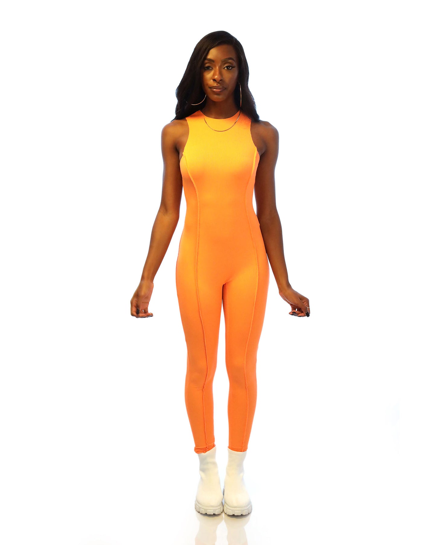 High-waist Hip-lifting Skinny Jumpsuit
