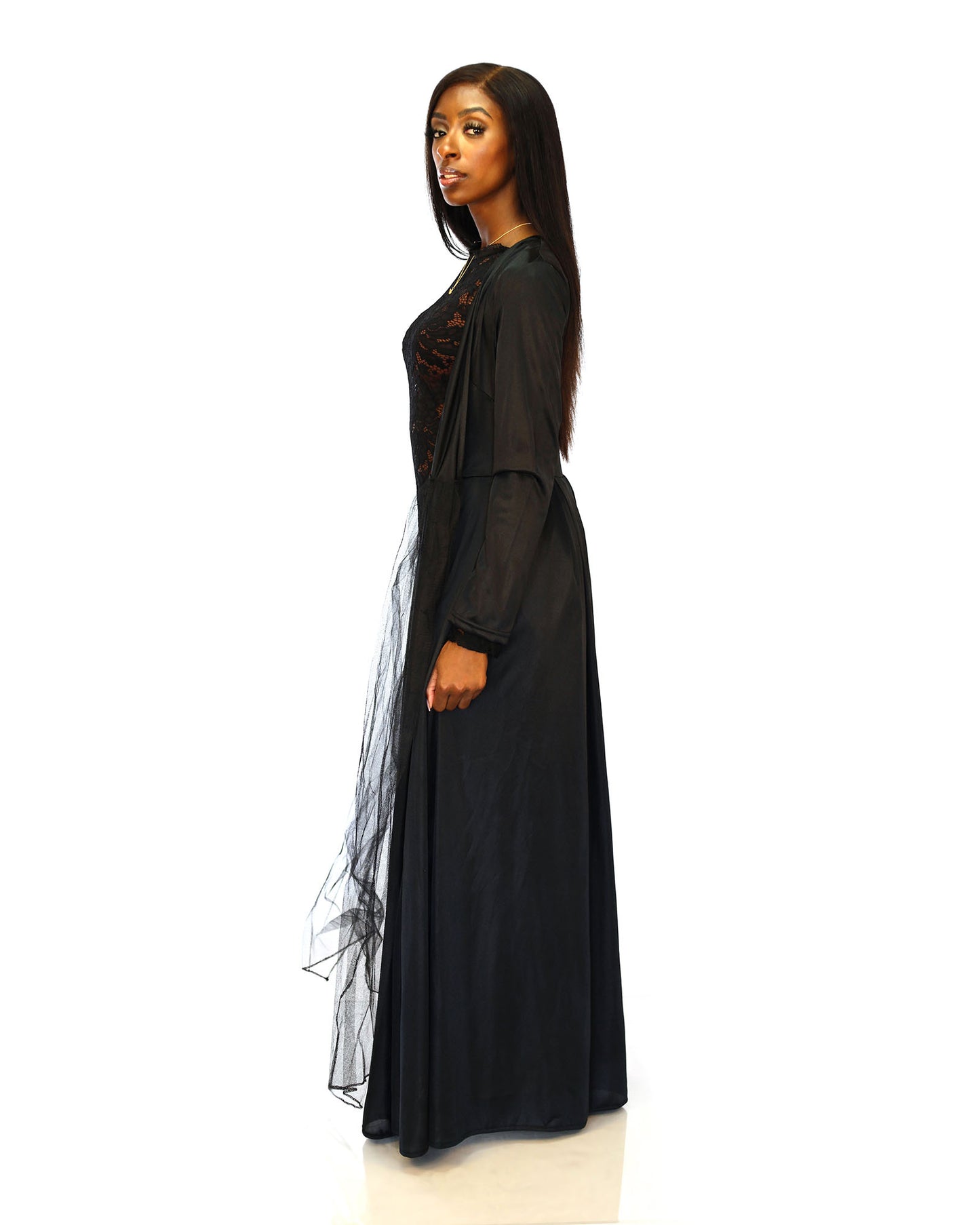 Two Piece Loose Chiffon Lace Dress Matching Set