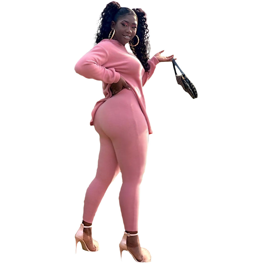 Womens two-piece Long Sleeved Suit with Side Split - Hendrick Brun