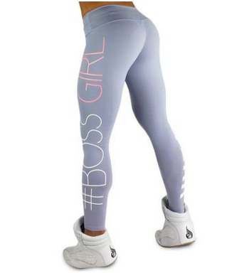 Premium Womens Fitness Yoga Leggings Exercise Pants Lift and Squat Boss Girl - Hendrick Brun