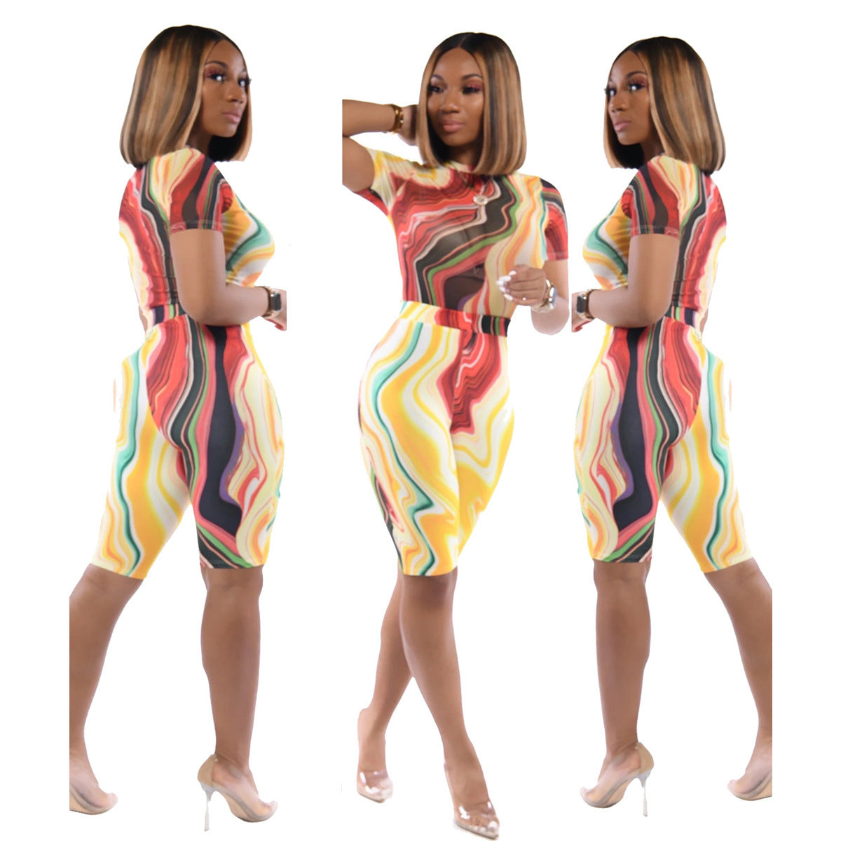 Womens Short Sleeve two-piece suit - Hendrick Brun