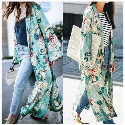 Printed Kimono Cardigan - Hendrick Brun