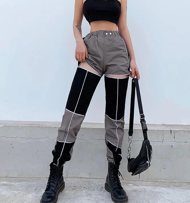 Thigh cutout sweat pants - Hendrick Brun