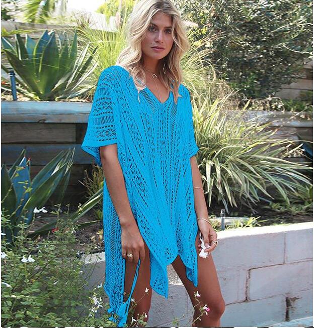 Knit Lace Swimsuit Cover Up