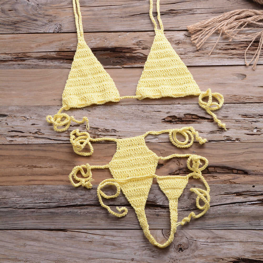 Sexy Hand Woven Beach Bikini Sexy Swimsuit