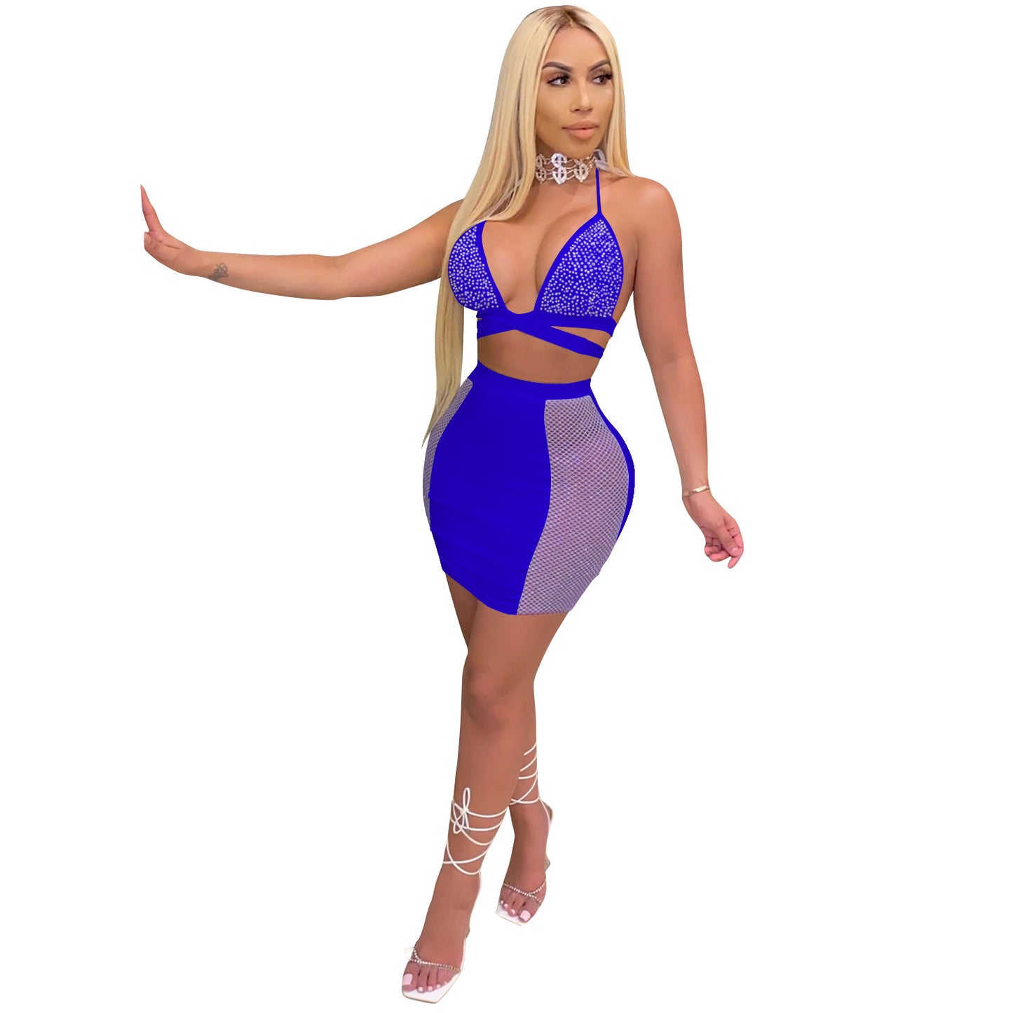 Women's Two Piece Crop Top and Skirt - Hendrick Brun