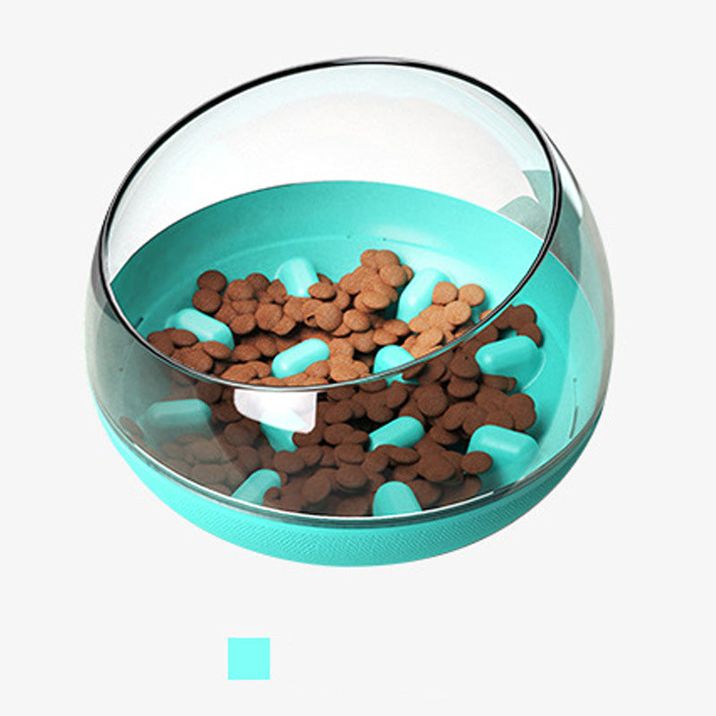 Space Capsule Dog and Cat Bowl Slow Feeding Tumbler Prevent Chocking - Hendrick Brun