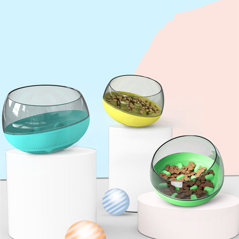 Space Capsule Dog and Cat Bowl Slow Feeding Tumbler Prevent Chocking - Hendrick Brun