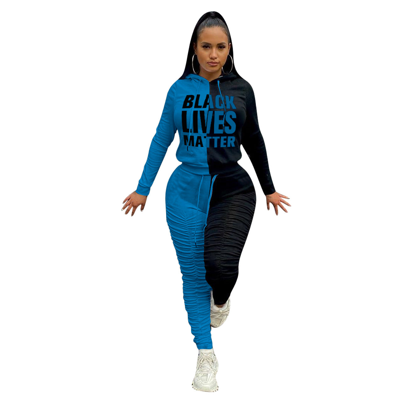 Womens BLM Pleated Two-Piece Suit - Hendrick Brun