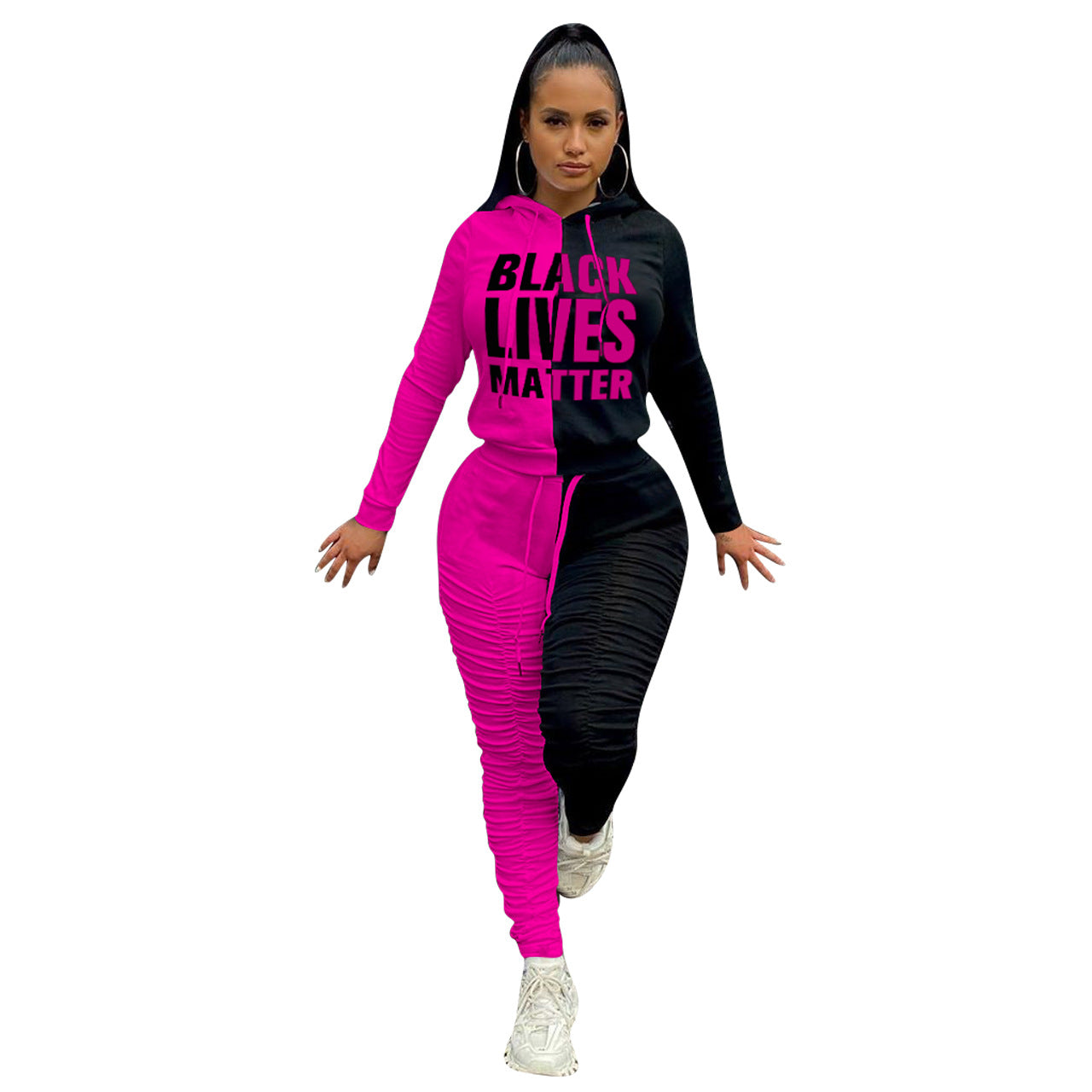 Womens BLM Pleated Two-Piece Suit - Hendrick Brun