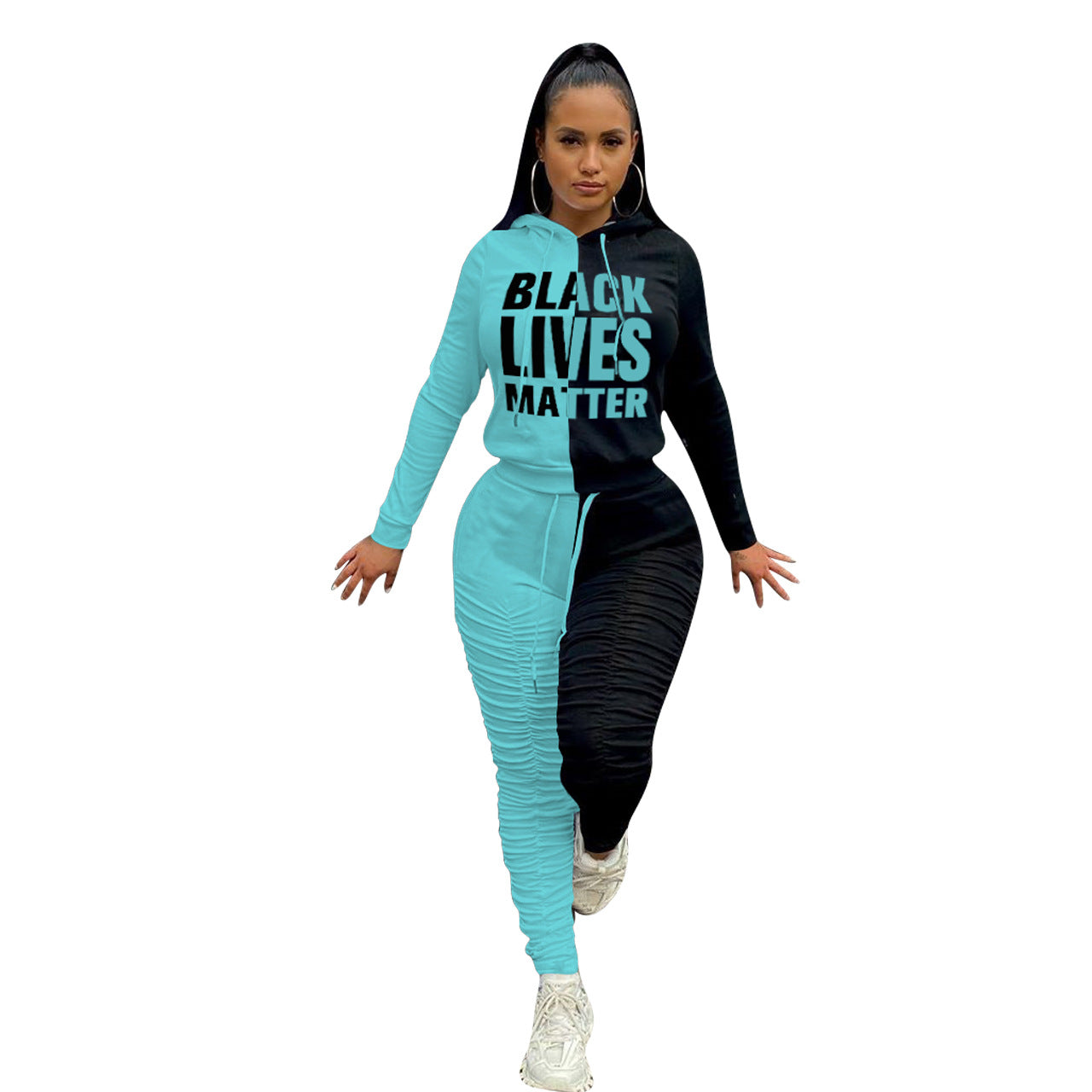 Womens BLM Pleated Two-Piece Suit - Hendrick Brun