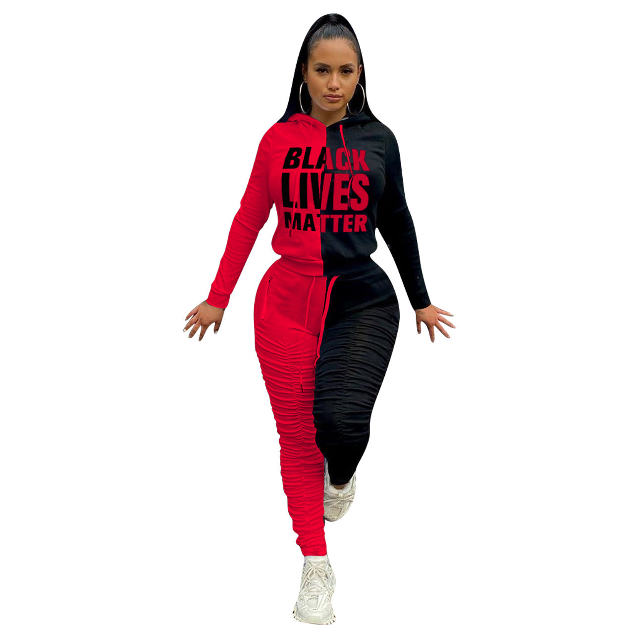 Womens BLM Pleated Two-Piece Suit - Hendrick Brun