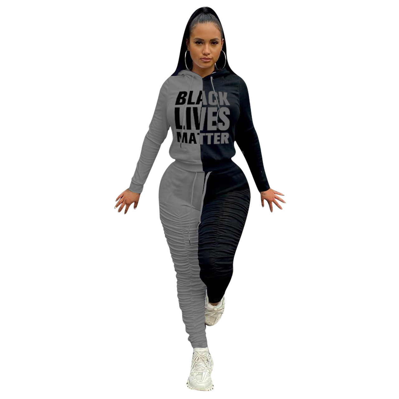 Womens BLM Pleated Two-Piece Suit - Hendrick Brun