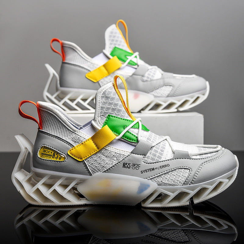 Men's Sports Running Shoes Outdoor Walking Athletic Sneakers Jogging Tennis Gym Breathable Shock Absorbing - Hendrick Brun