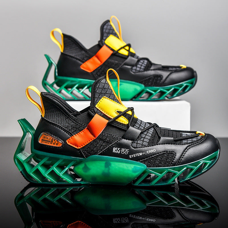 Men's Sports Running Shoes Outdoor Walking Athletic Sneakers Jogging Tennis Gym Breathable Shock Absorbing - Hendrick Brun