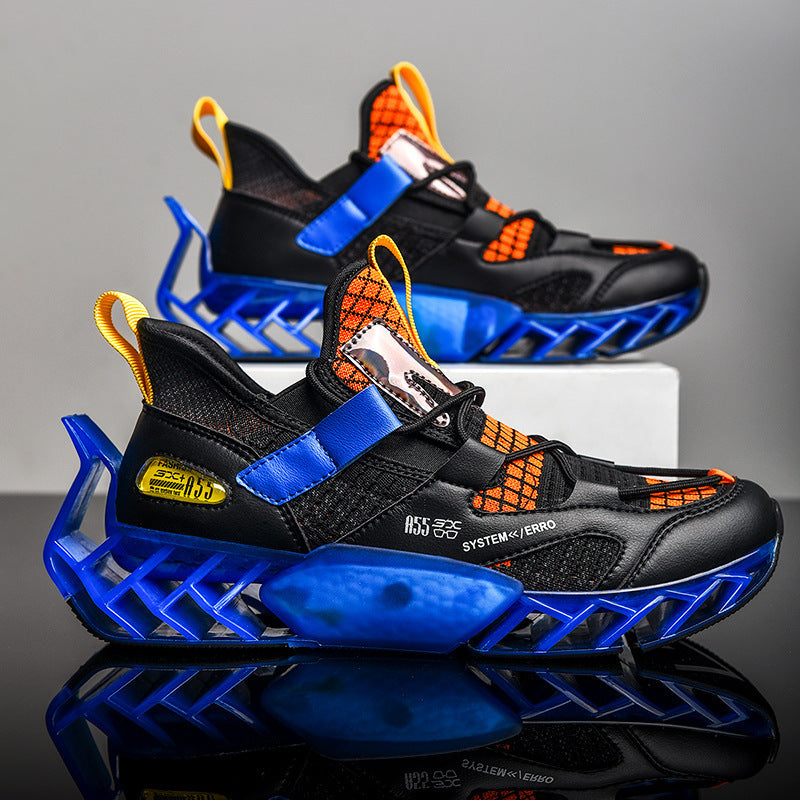 Men's Sports Running Shoes Outdoor Walking Athletic Sneakers Jogging Tennis Gym Breathable Shock Absorbing - Hendrick Brun