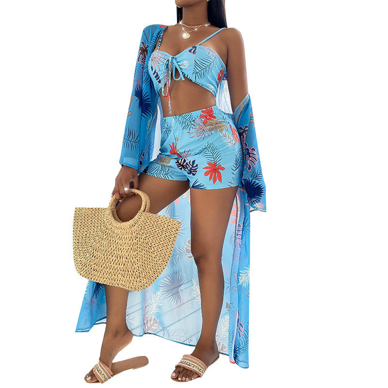 Swimsuit European And American Three-piece Suit