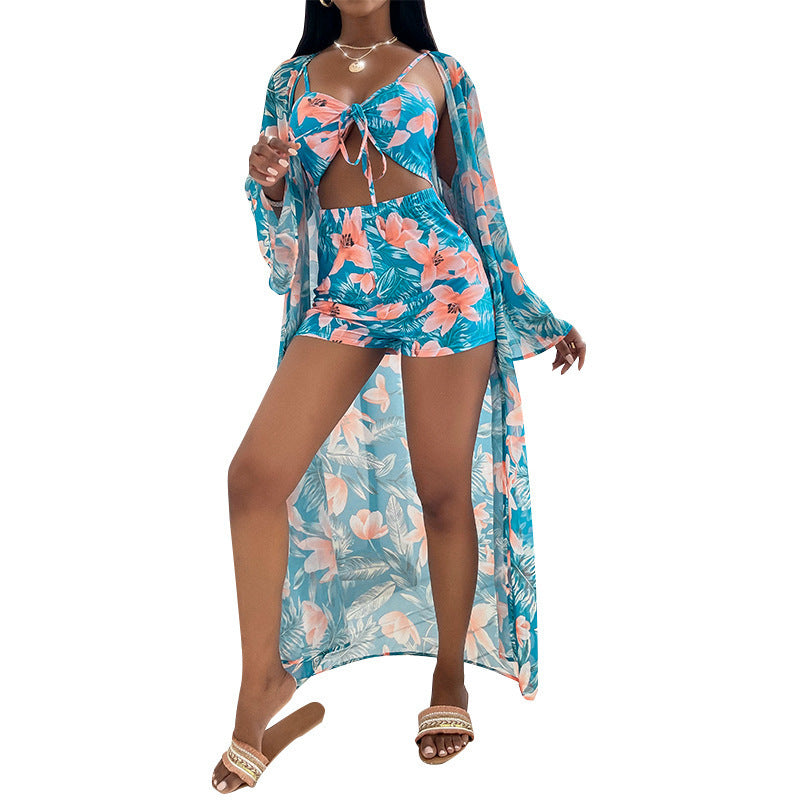 Swimsuit European And American Three-piece Suit