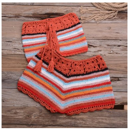 Hot Sale Of Pure Hand Hook Holiday Style Beach Swimsuit