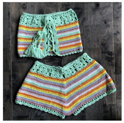 Hot Sale Of Pure Hand Hook Holiday Style Beach Swimsuit