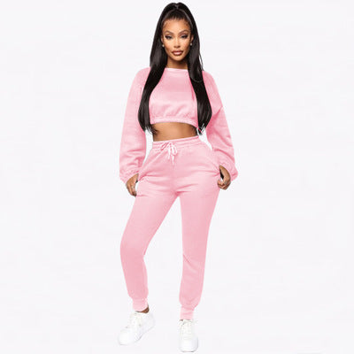 Fox Velvet Cropped Two-Piece matching suit - Hendrick Brun