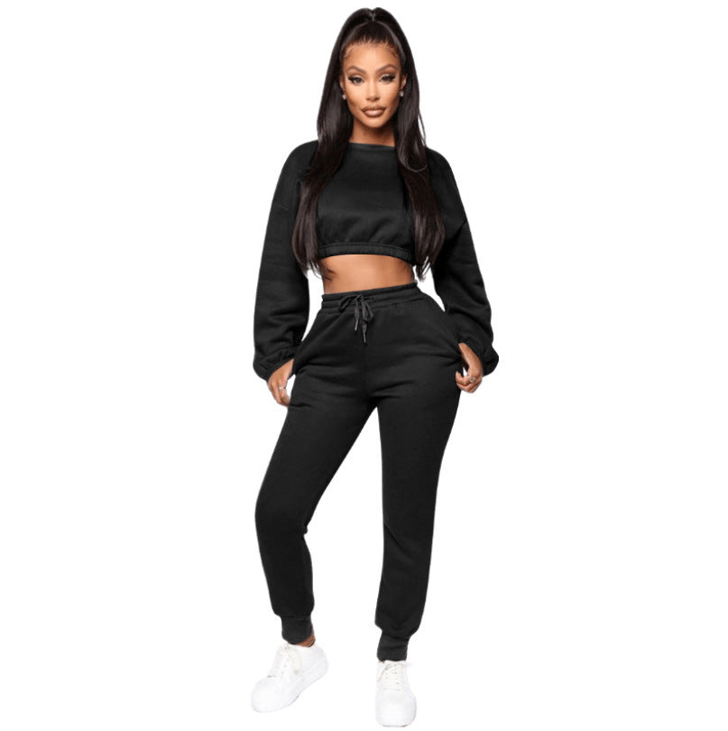 Fox Velvet Cropped Two-Piece matching suit - Hendrick Brun