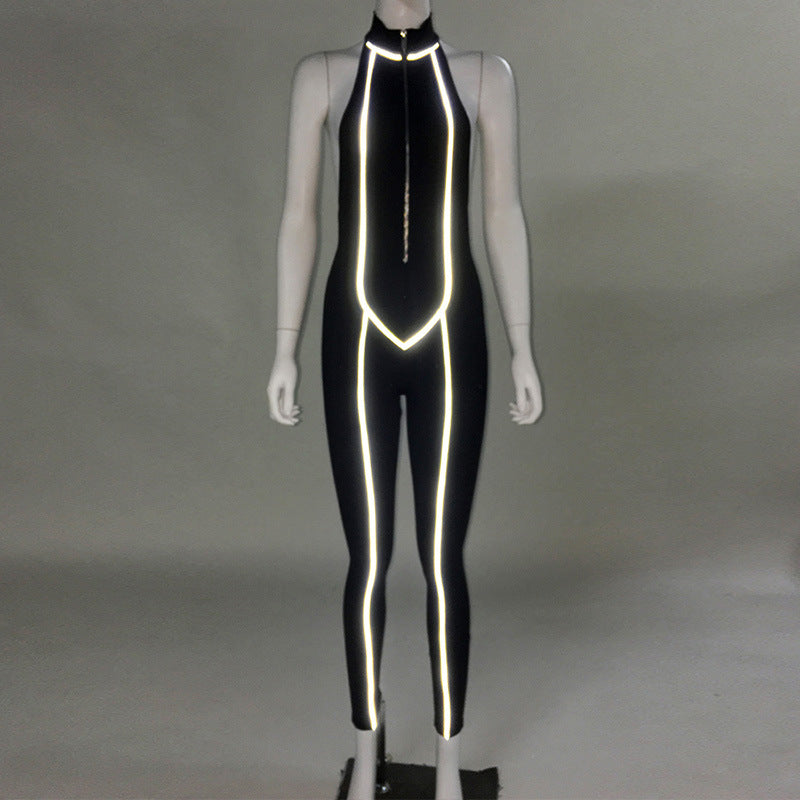 Womens Sleeveless Reflective jumpsuit - Hendrick Brun