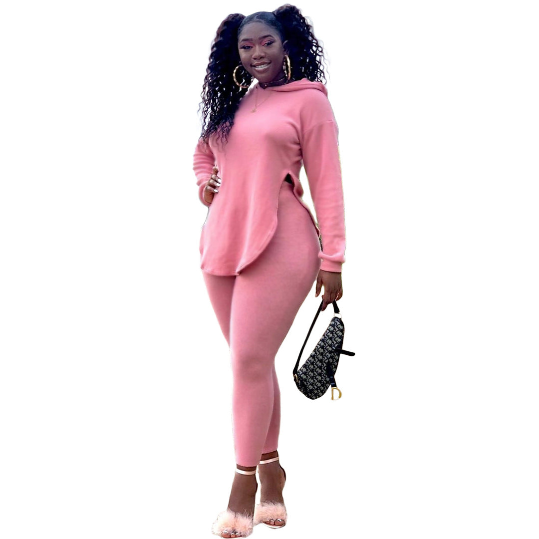 Womens two-piece Long Sleeved Suit with Side Split - Hendrick Brun