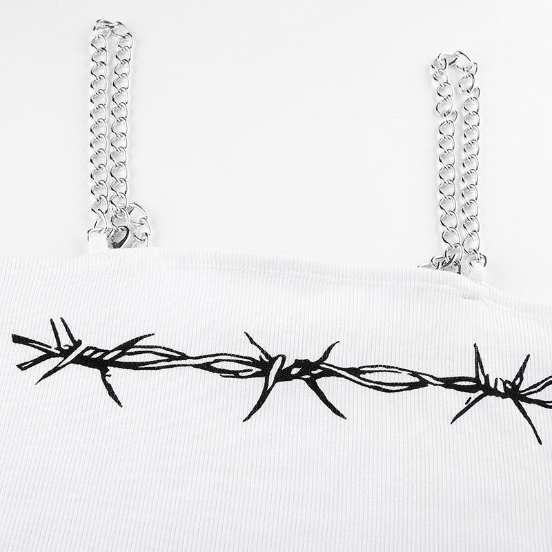 Printed Gothic Chain Camisole - Hendrick Brun