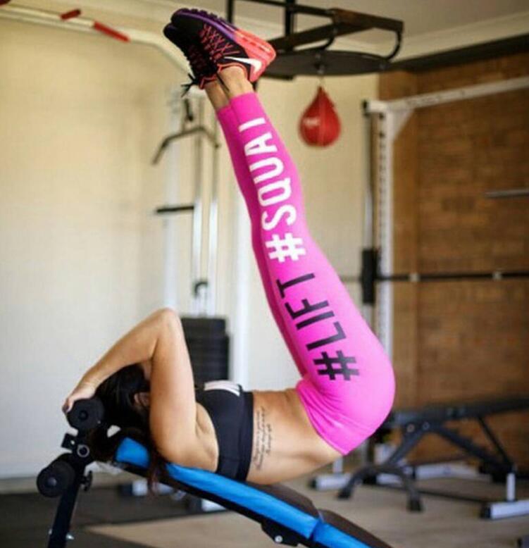 Premium Womens Fitness Yoga Leggings Exercise Pants Lift and Squat Boss Girl - Hendrick Brun