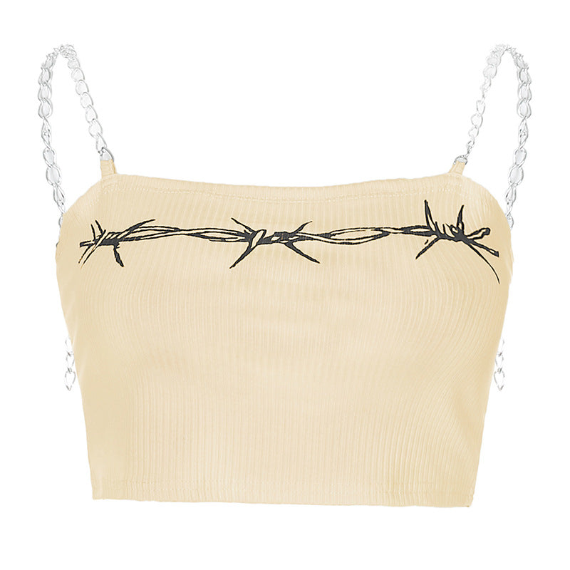 Printed Gothic Chain Camisole - Hendrick Brun