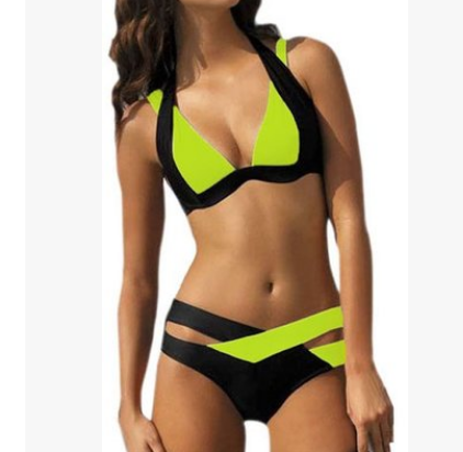 Multi-Color Two Piece Bandage Bikini set