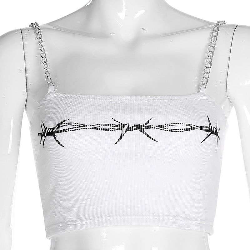 Printed Gothic Chain Camisole - Hendrick Brun