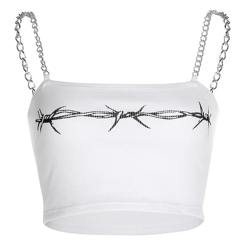 Printed Gothic Chain Camisole - Hendrick Brun