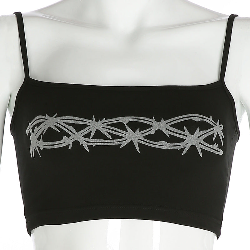 Printed Gothic Chain Camisole - Hendrick Brun