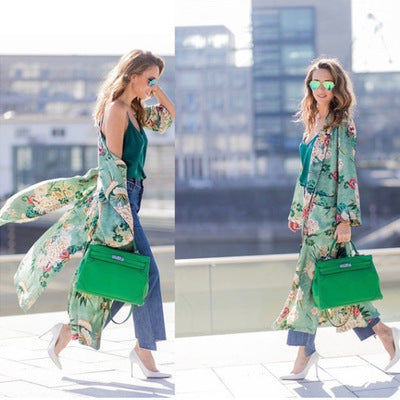 Printed Kimono Cardigan - Hendrick Brun