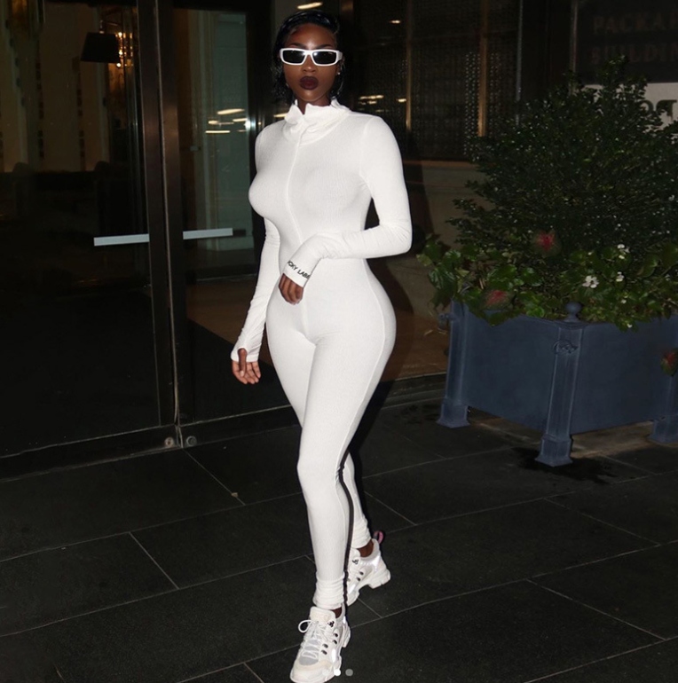 Womens Long Sleeve Jumpsuit - Hendrick Brun