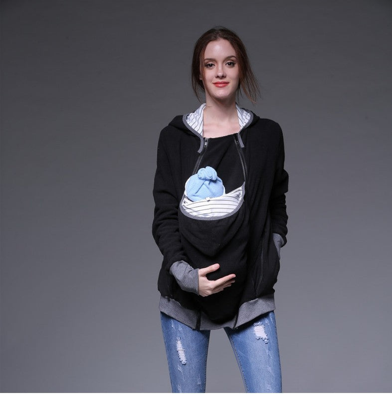 Multi-functional Mother Kangaroo Sweater - Hendrick Brun