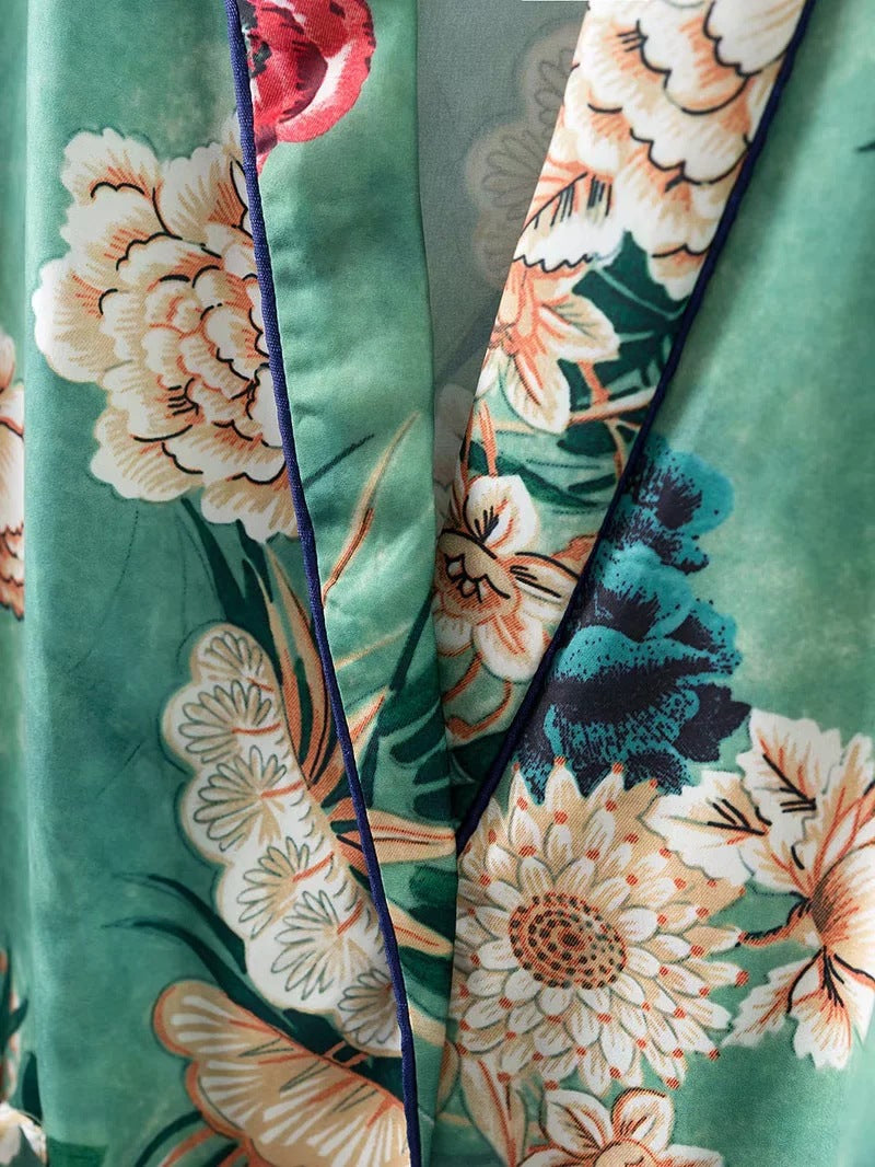 Printed Kimono Cardigan - Hendrick Brun
