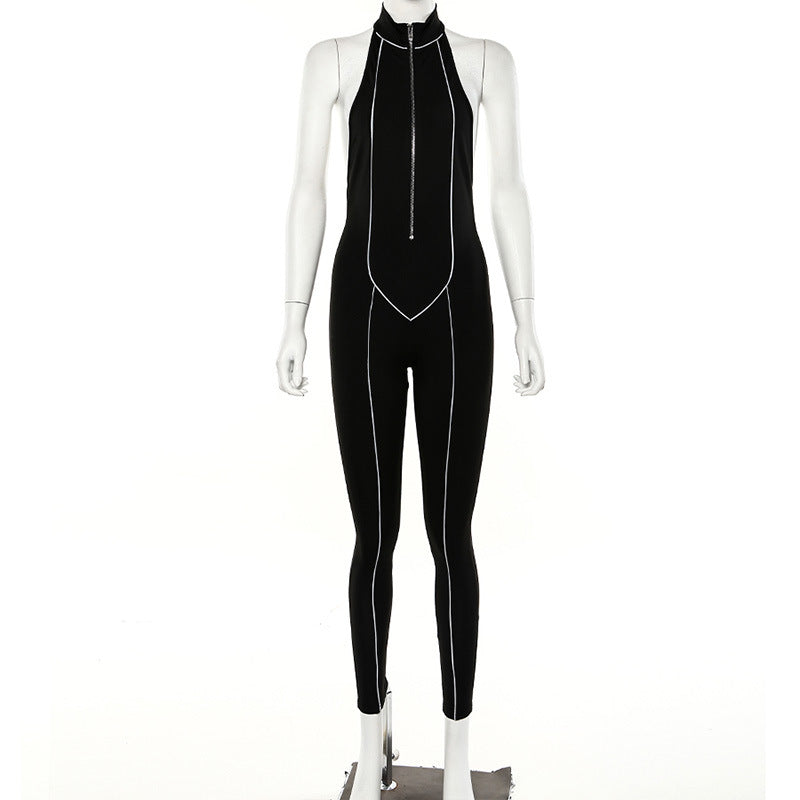 Womens Sleeveless Reflective jumpsuit - Hendrick Brun