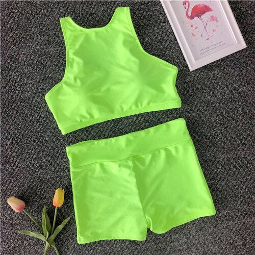 Bikini series swimsuit ladies fold swimwear