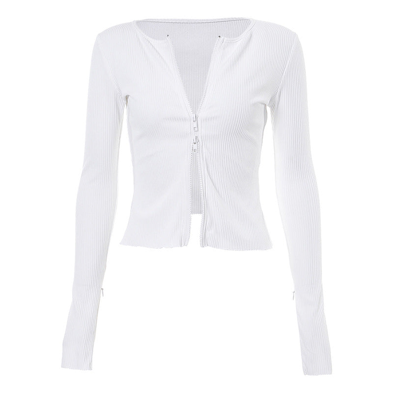 Womens Long Sleeve Slim Knit Cardigan - Hendrick Brun