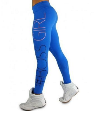 Premium Womens Fitness Yoga Leggings Exercise Pants Lift and Squat Boss Girl - Hendrick Brun