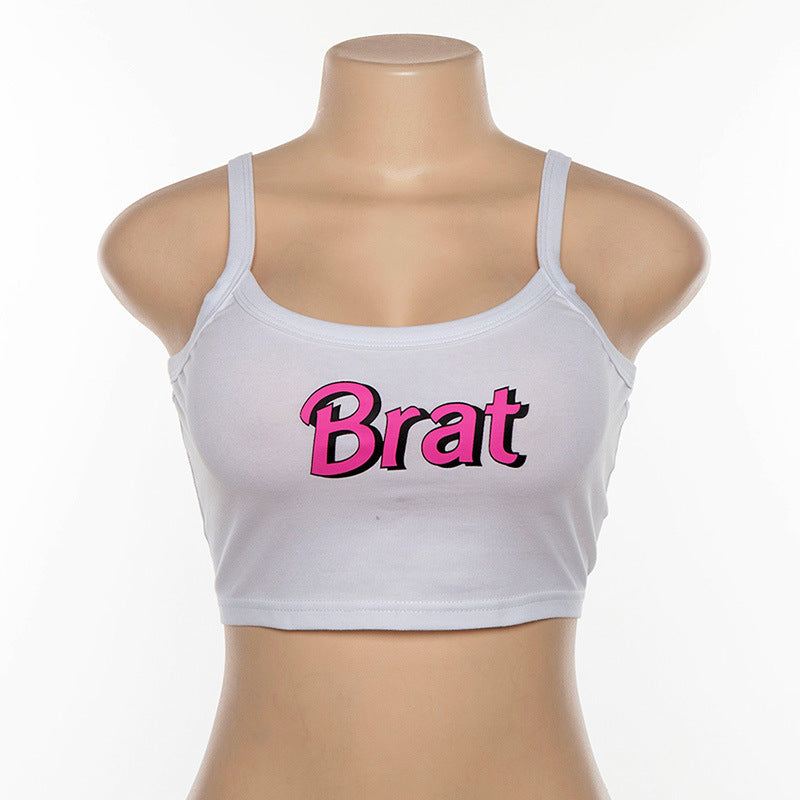 Brat Camisole Crop Top - Hendrick Brun