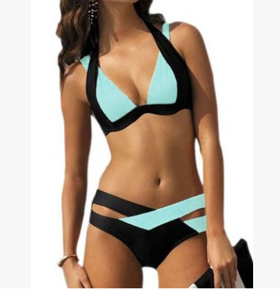 Multi-Color Two Piece Bandage Bikini set