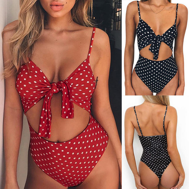 Split swimsuit halter bikini