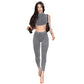 Collar Sleeveless Backless Lace-up Pants Sports Suit