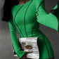Women's Flared Sleeved Dress